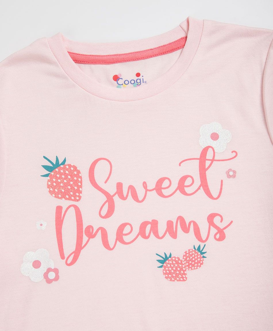 Pijama ni&ntilde;a frutillas