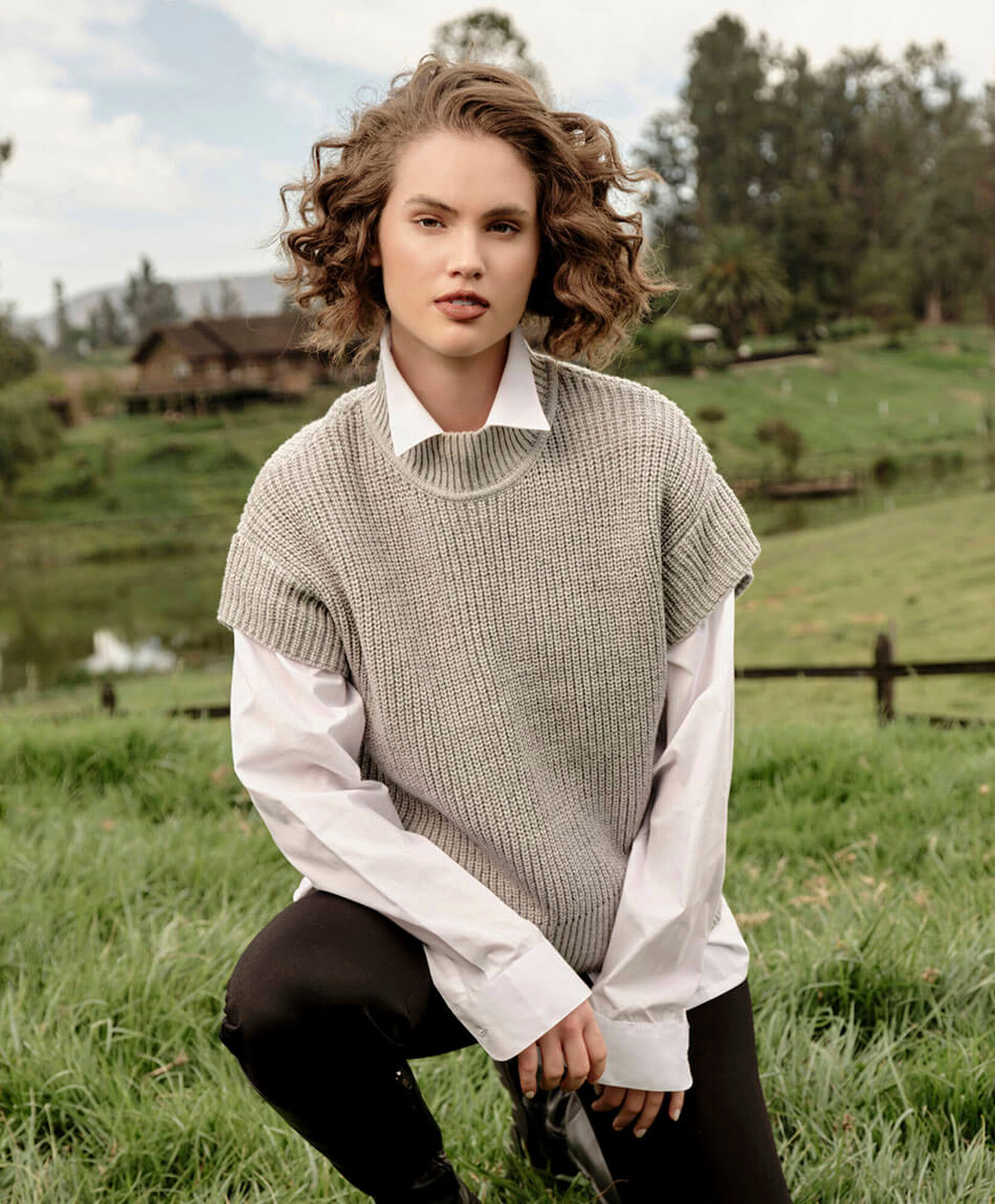 Sweater mujer oversize manga corta Sweater mujer oversize manga corta