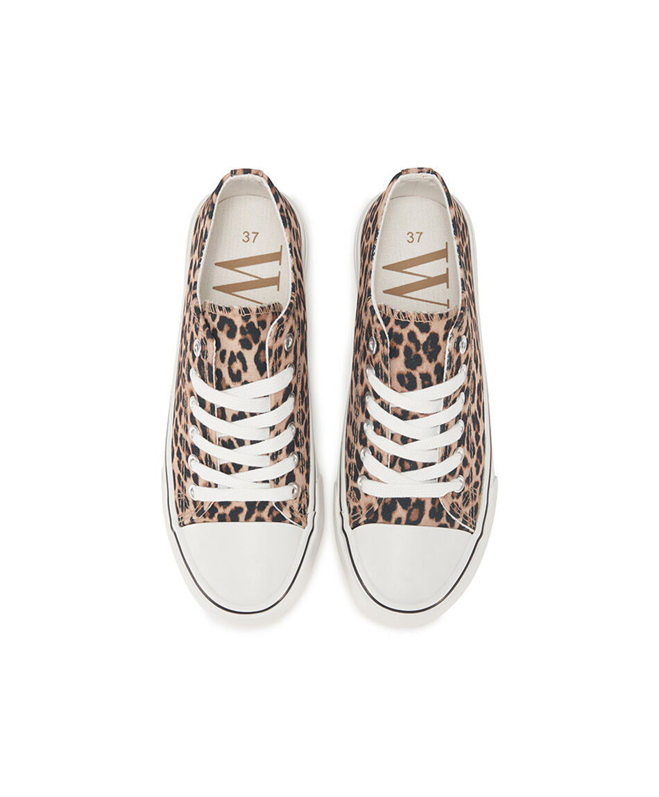 Zapatilla mujer animal print