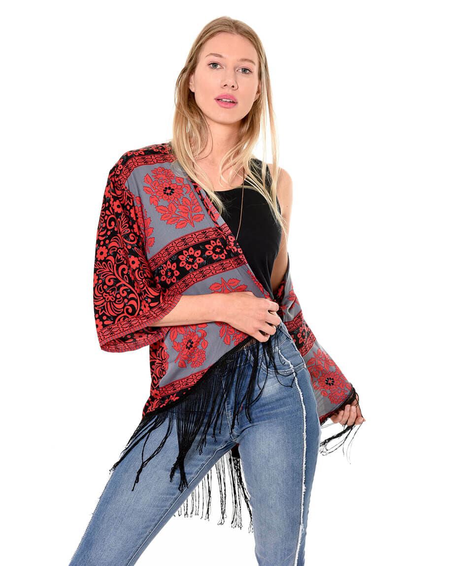 Kimono flecos