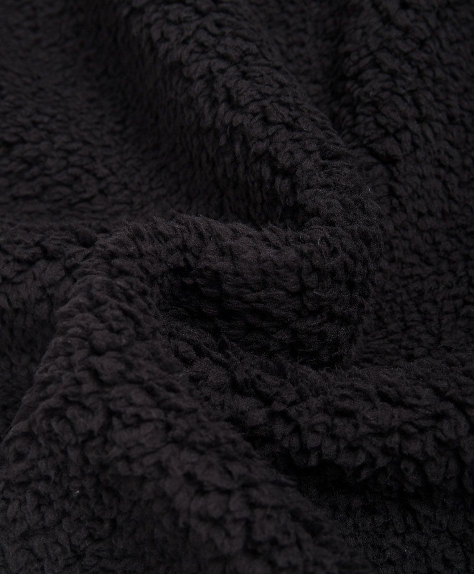 Poler&oacute;n ni&ntilde;a sherpas negro