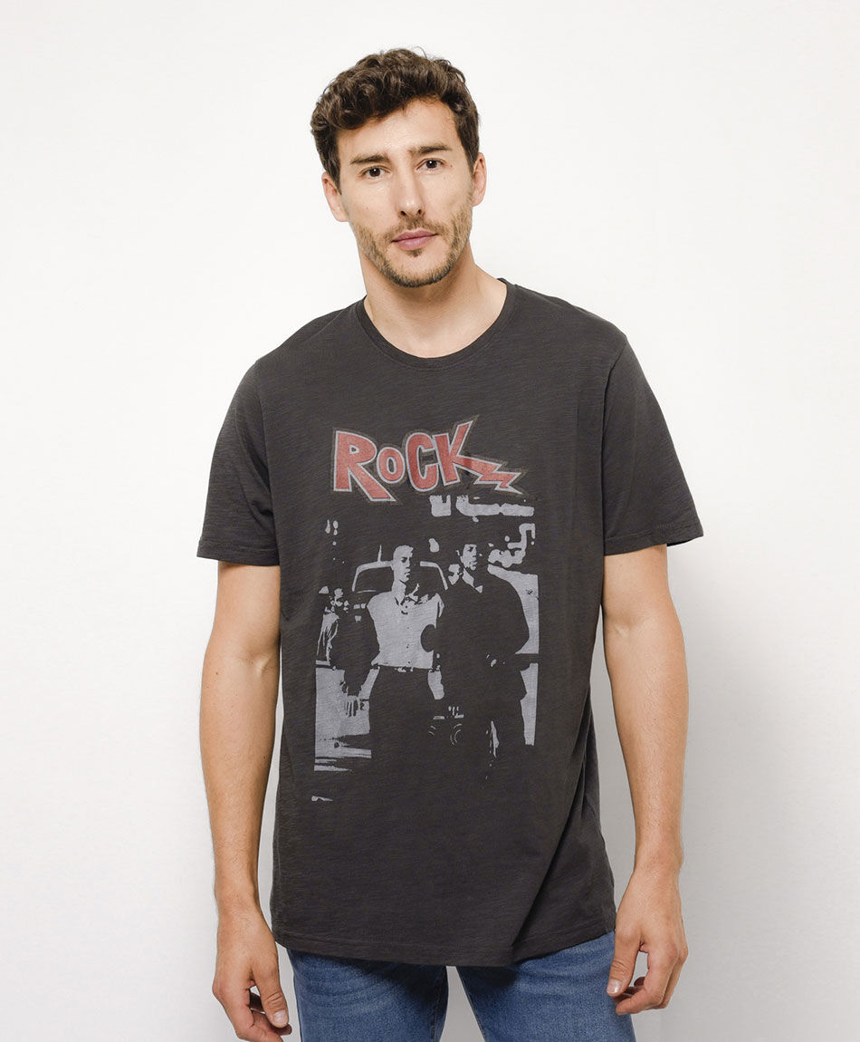 Polera hombre rock