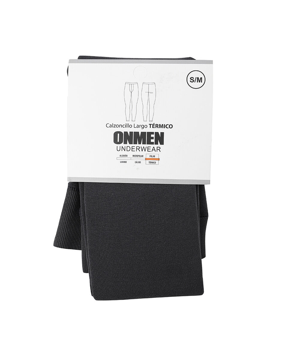 Boxer hombre largo t&eacute;rmico grey