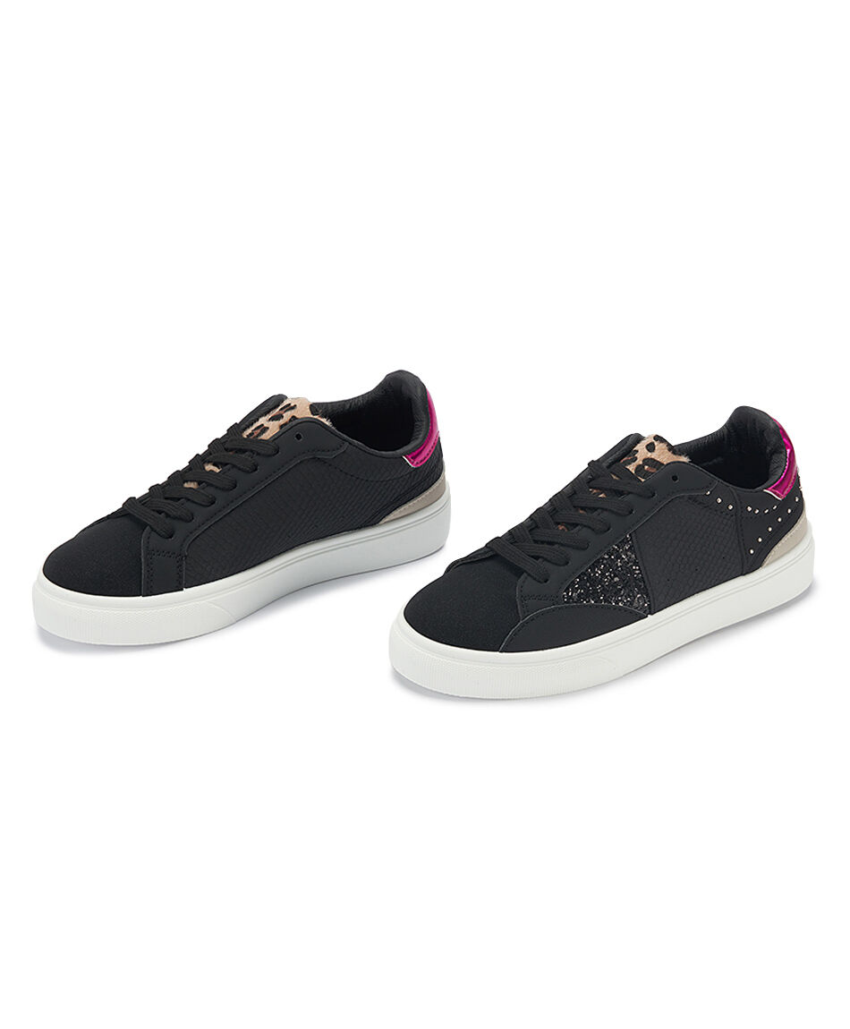 Zapatilla mujer cortes mix