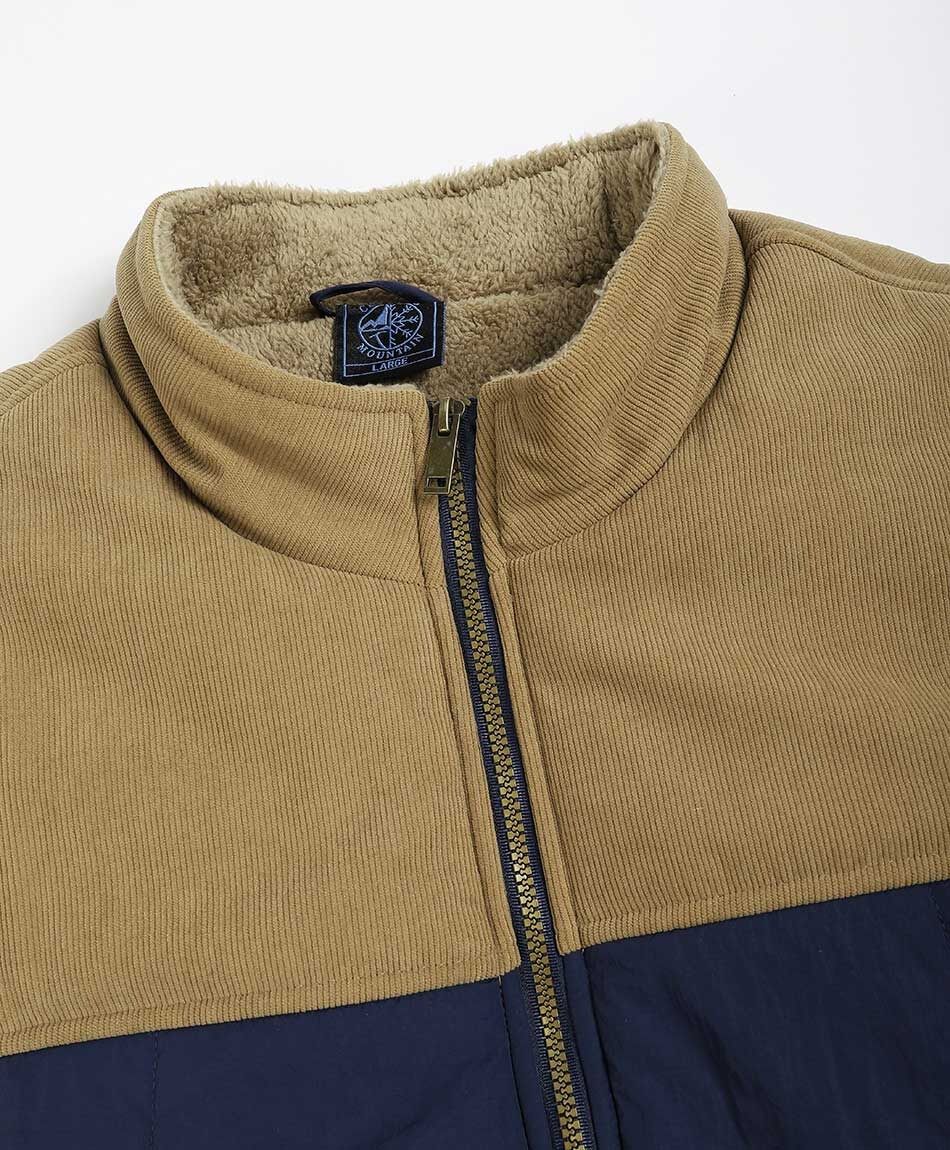 Parka hombre sin mangas bicolor