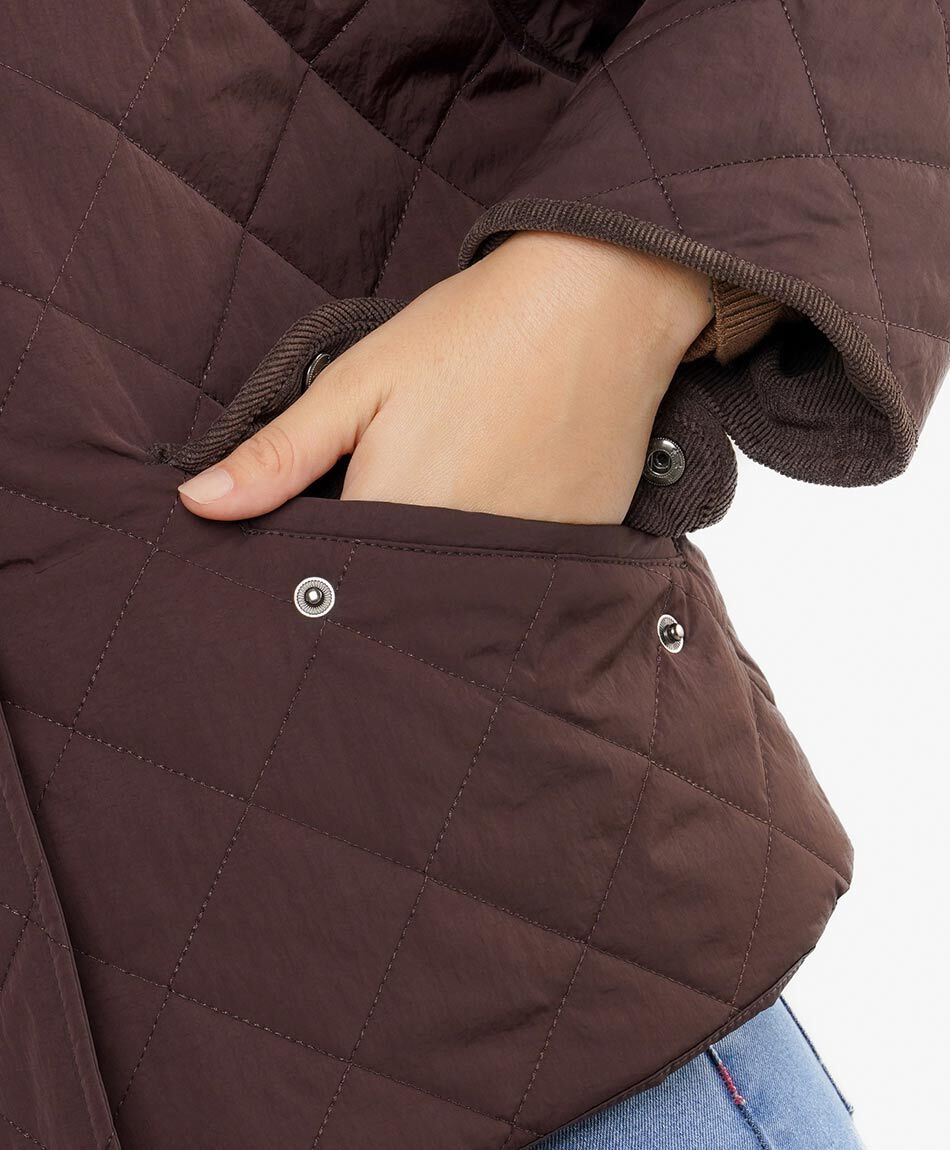 Parka mujer urban soul brown