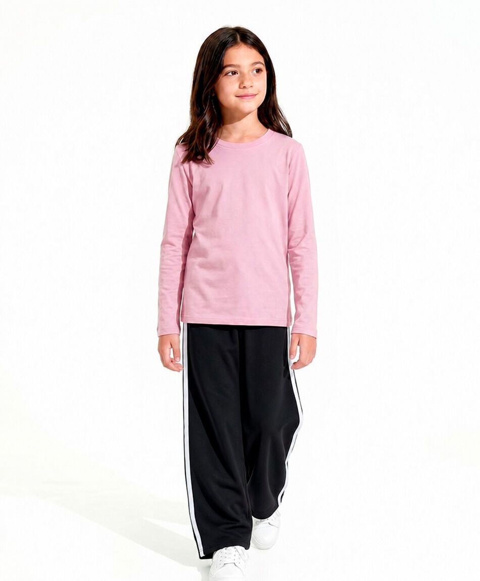 Pantal&oacute;n buzo ni&ntilde;a l&iacute;nea wide