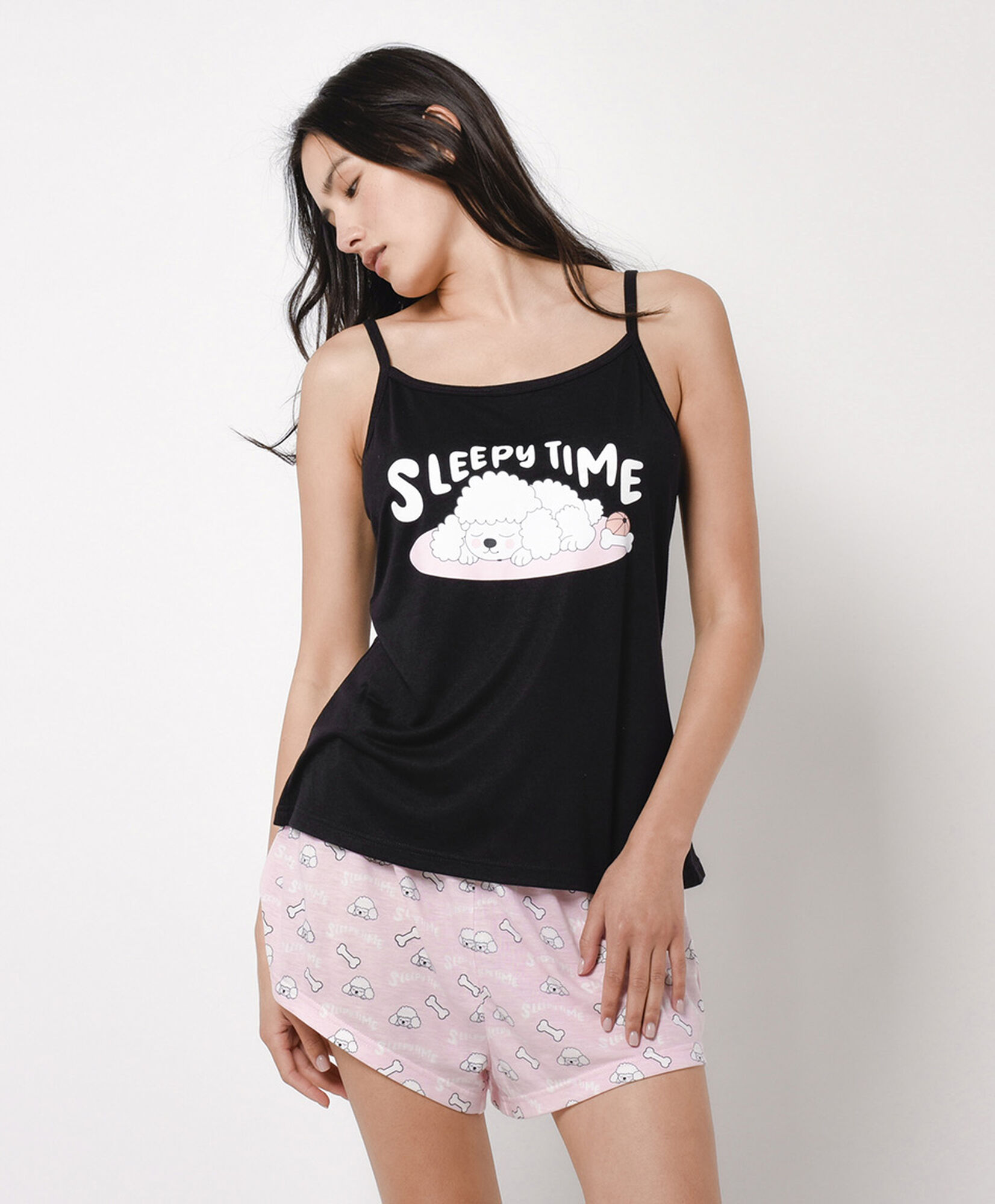 Pijama mujer pabilo perrito Pijama mujer pabilo perrito
