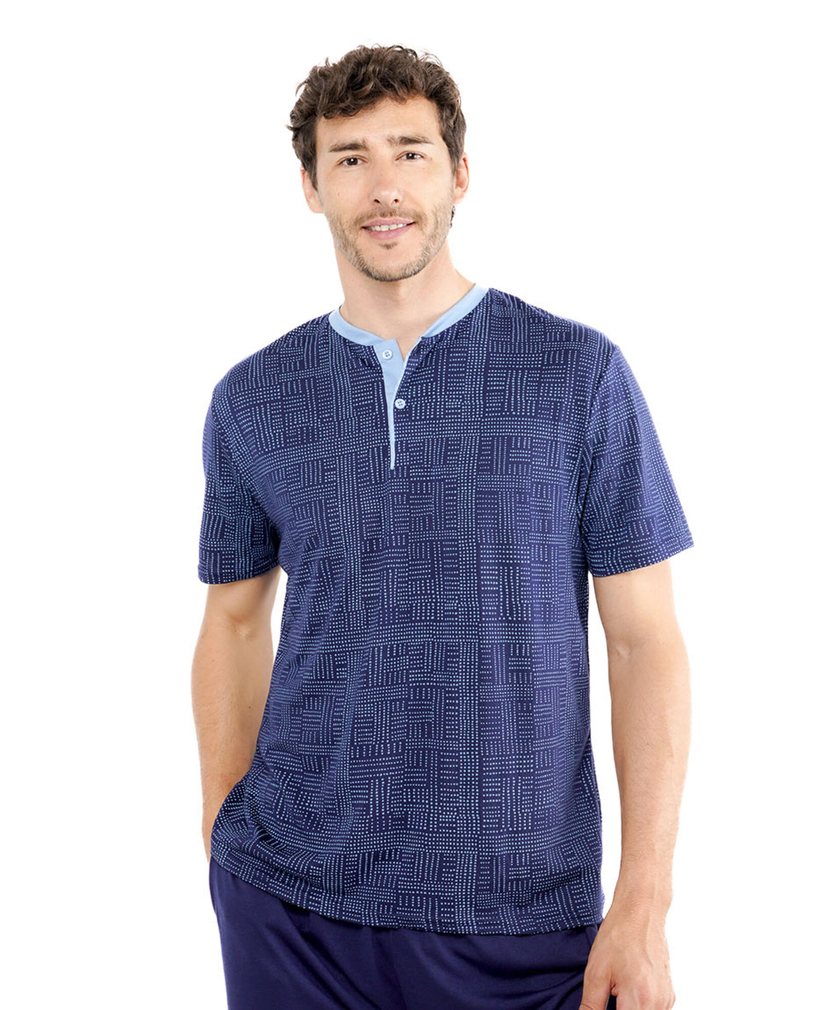 Pijama hombre diseño puntos Pijama hombre diseño puntos