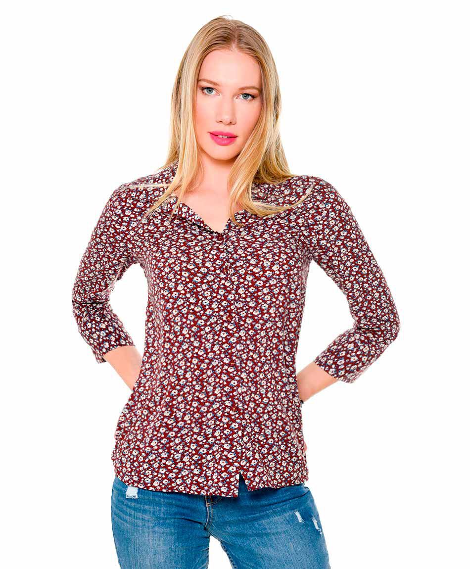 Blusa estampada florcitas