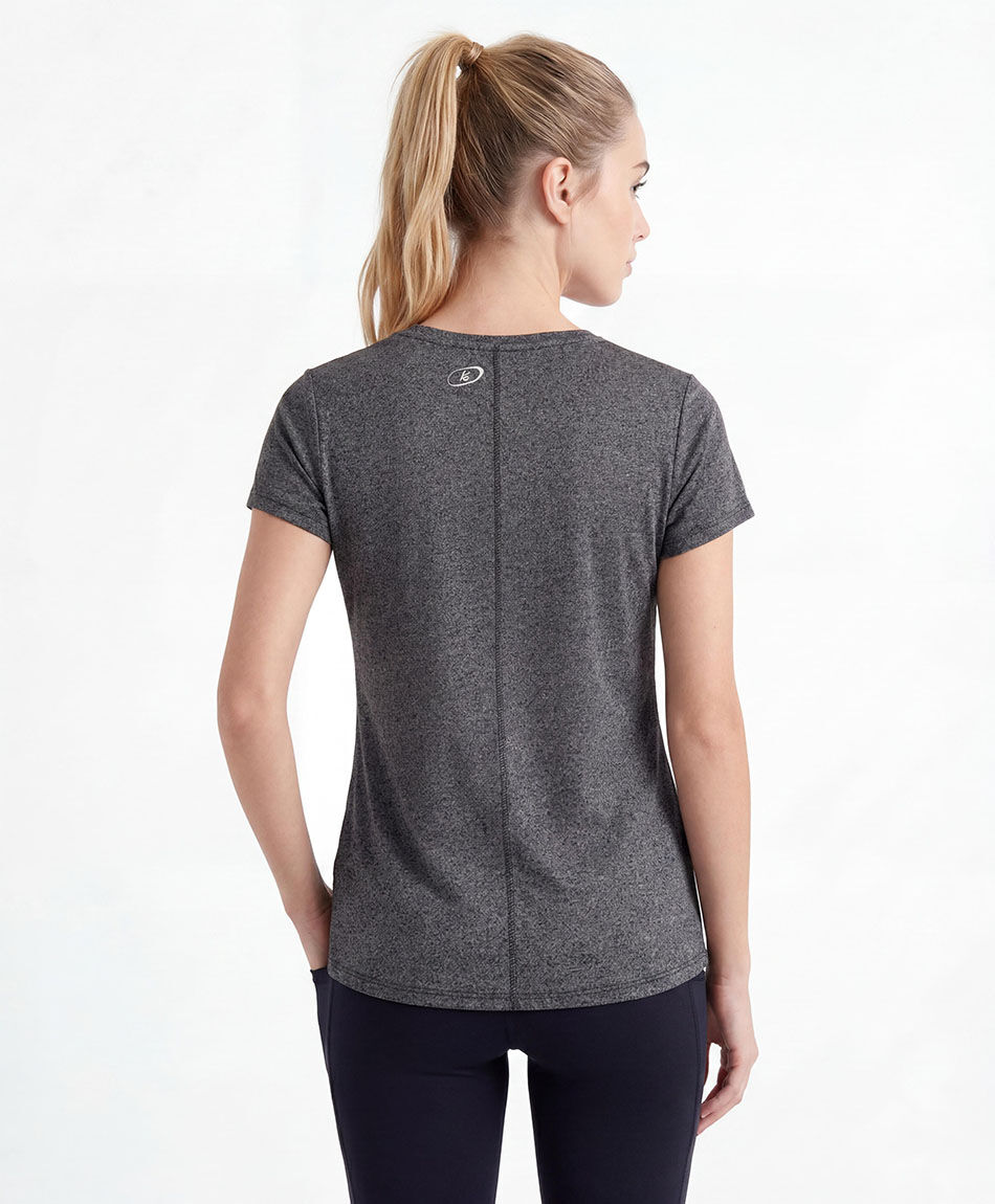 Polera deportiva mujer melange