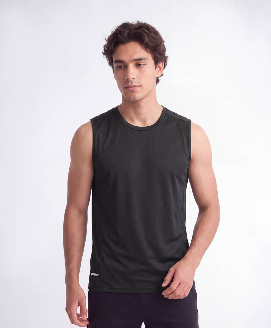 Polera deportiva hombre sin mangas