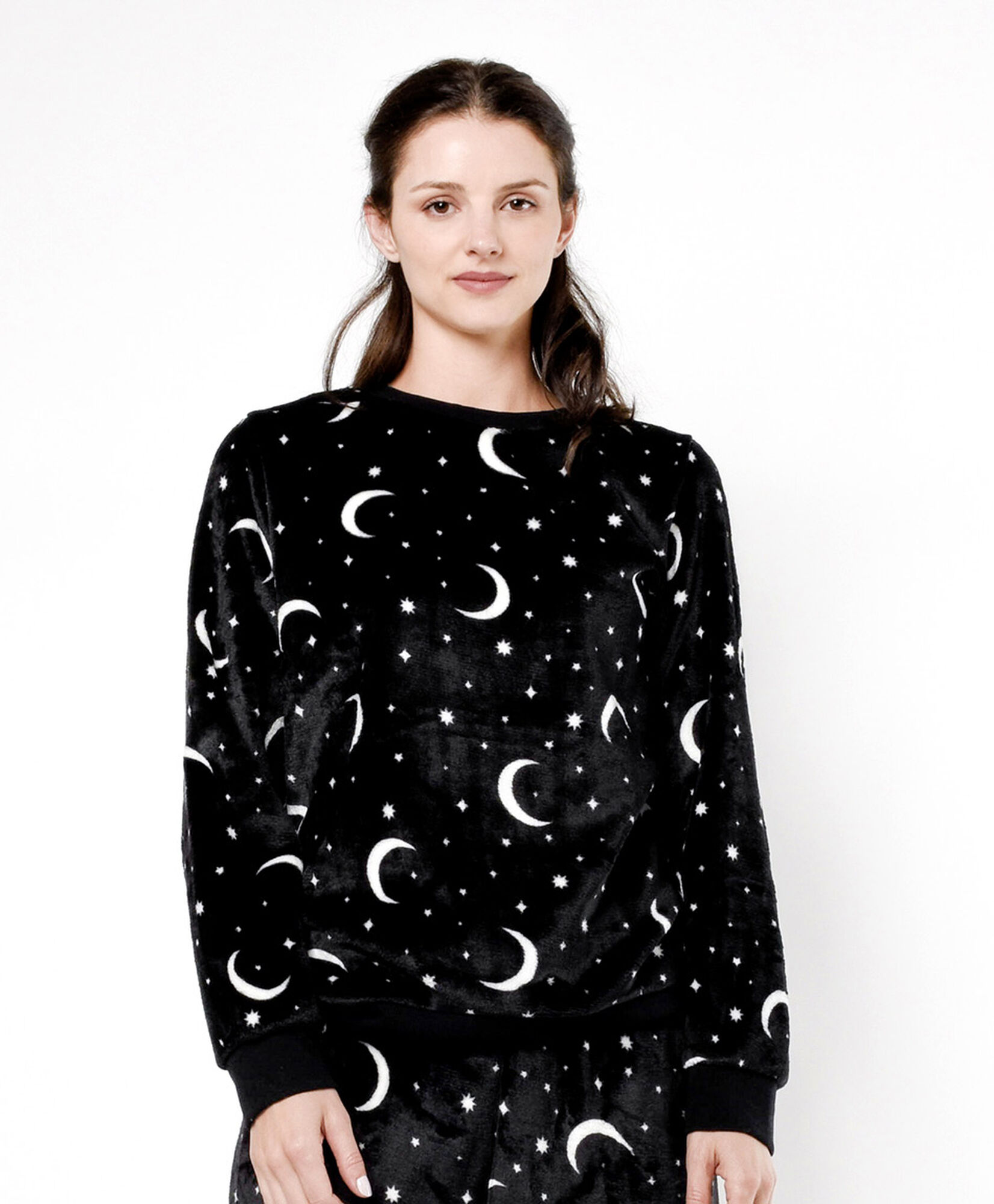 Pijama mujer polar lunas y estrellas Pijama mujer polar lunas y estrellas