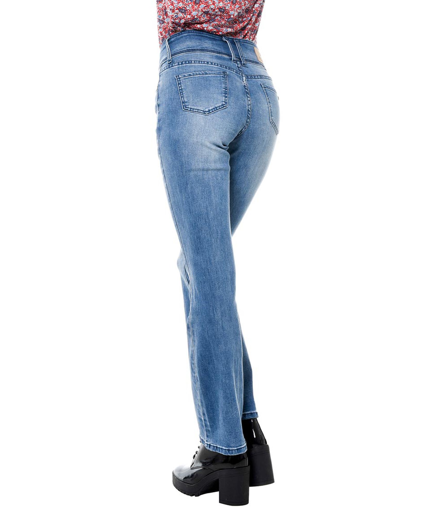 Jeans flare tiro alto Jeans flare tiro alto