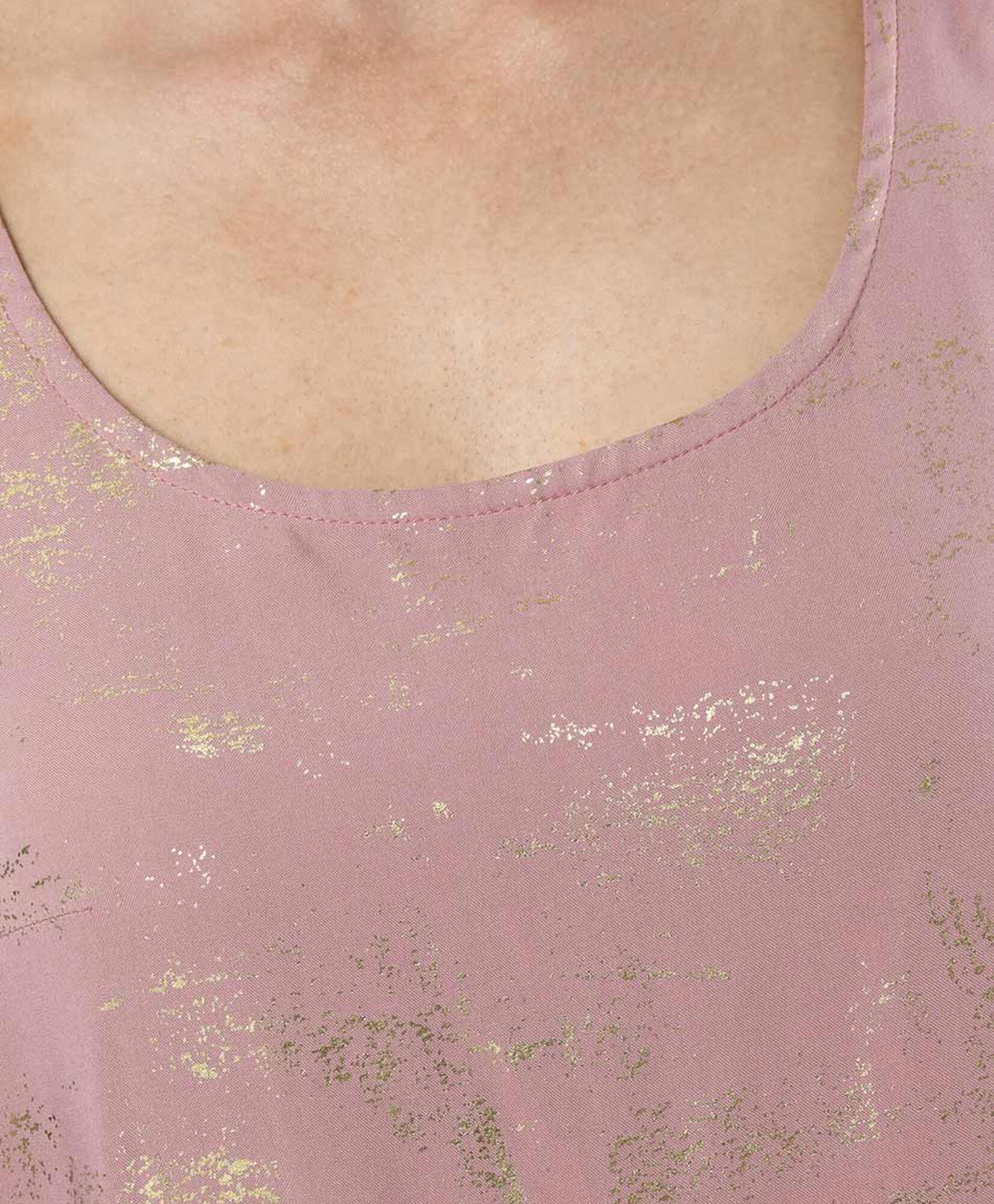 Polera mujer visos dorados oversize Polera mujer visos dorados oversize