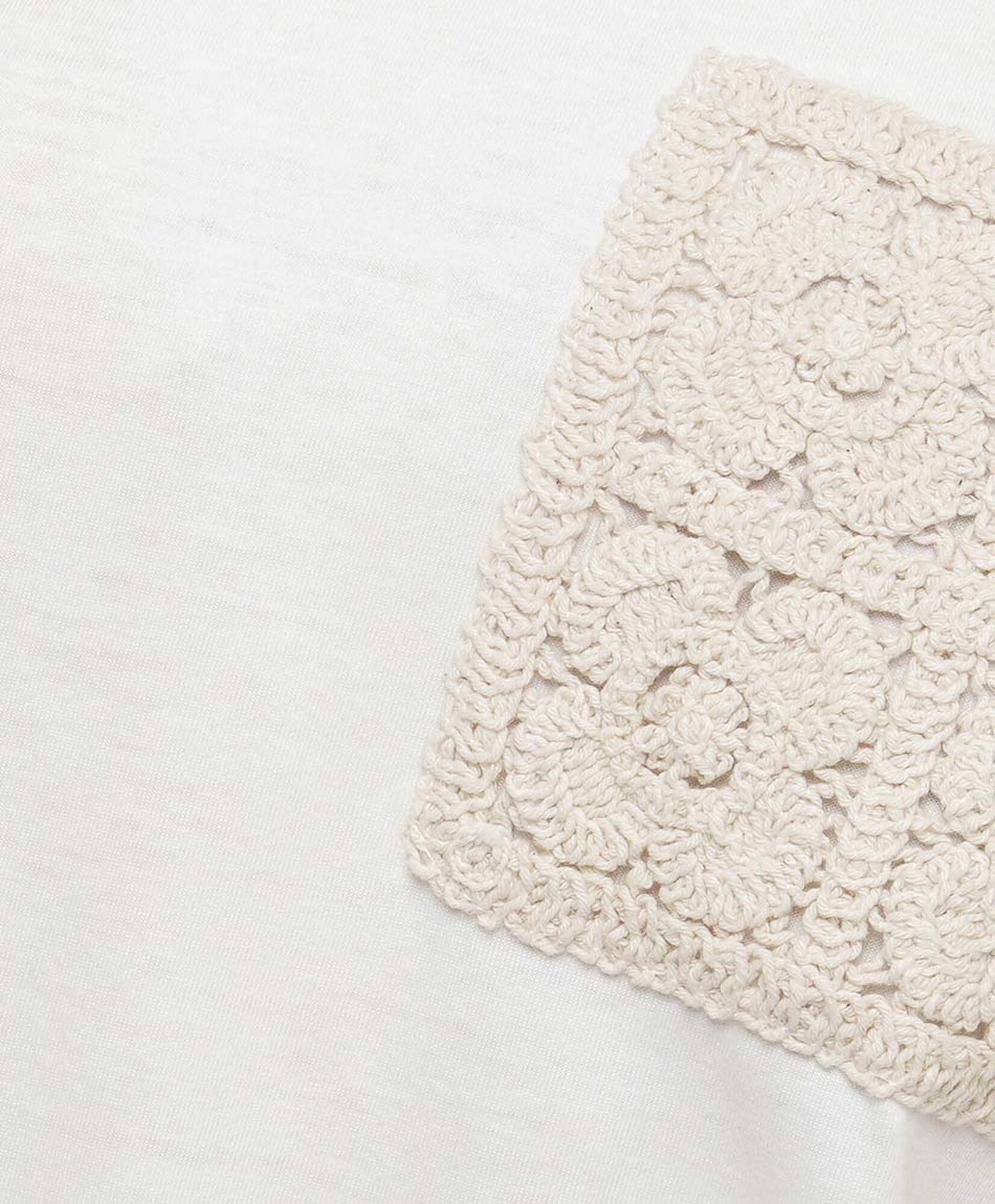 Polera mujer bolsillo crochet Polera mujer bolsillo crochet