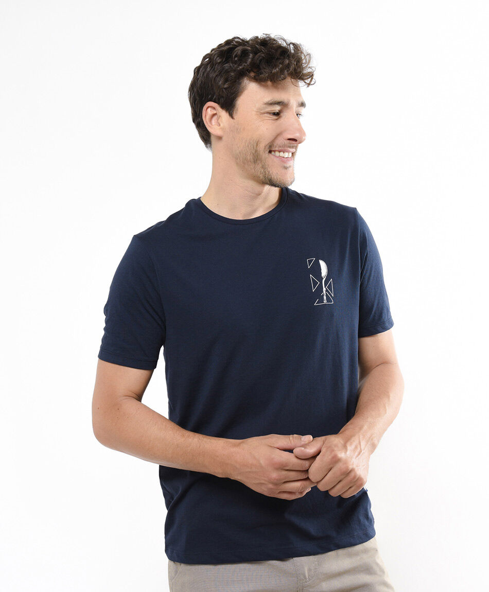 Polera hombre tenis blue