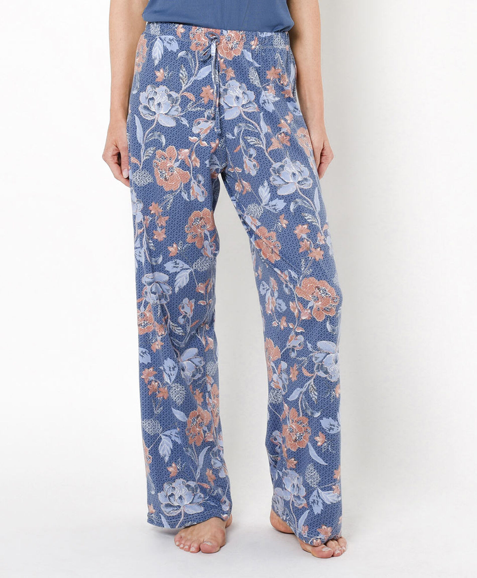 Pijama mujer pantalón floreado Pijama mujer pantalón floreado