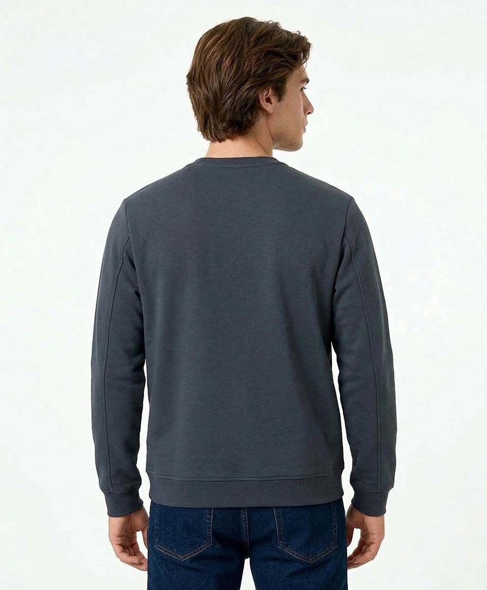 Poler&oacute;n hombre cuello redondo navy