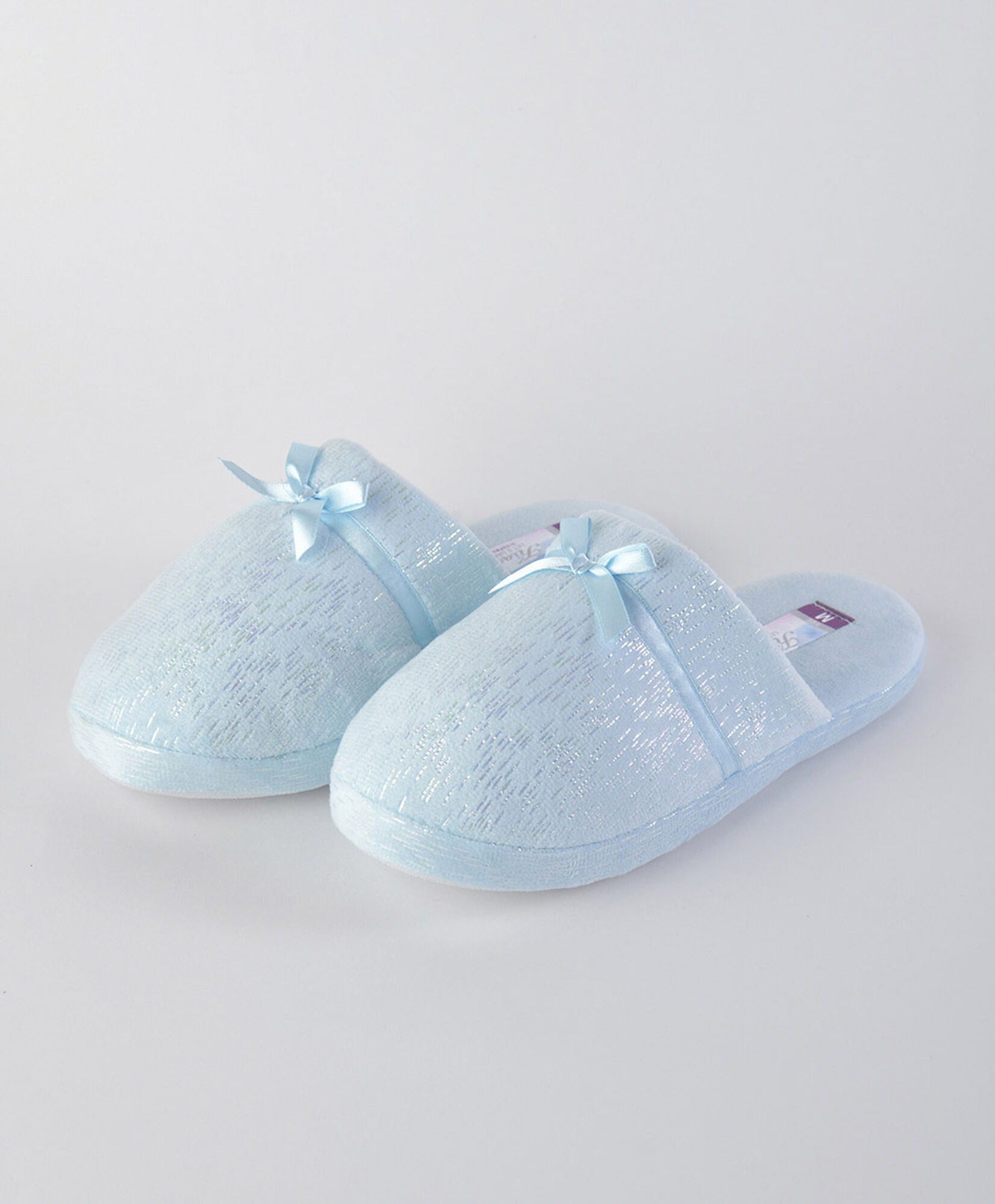 Pantufla mujer lazo brillante Pantufla mujer lazo brillante