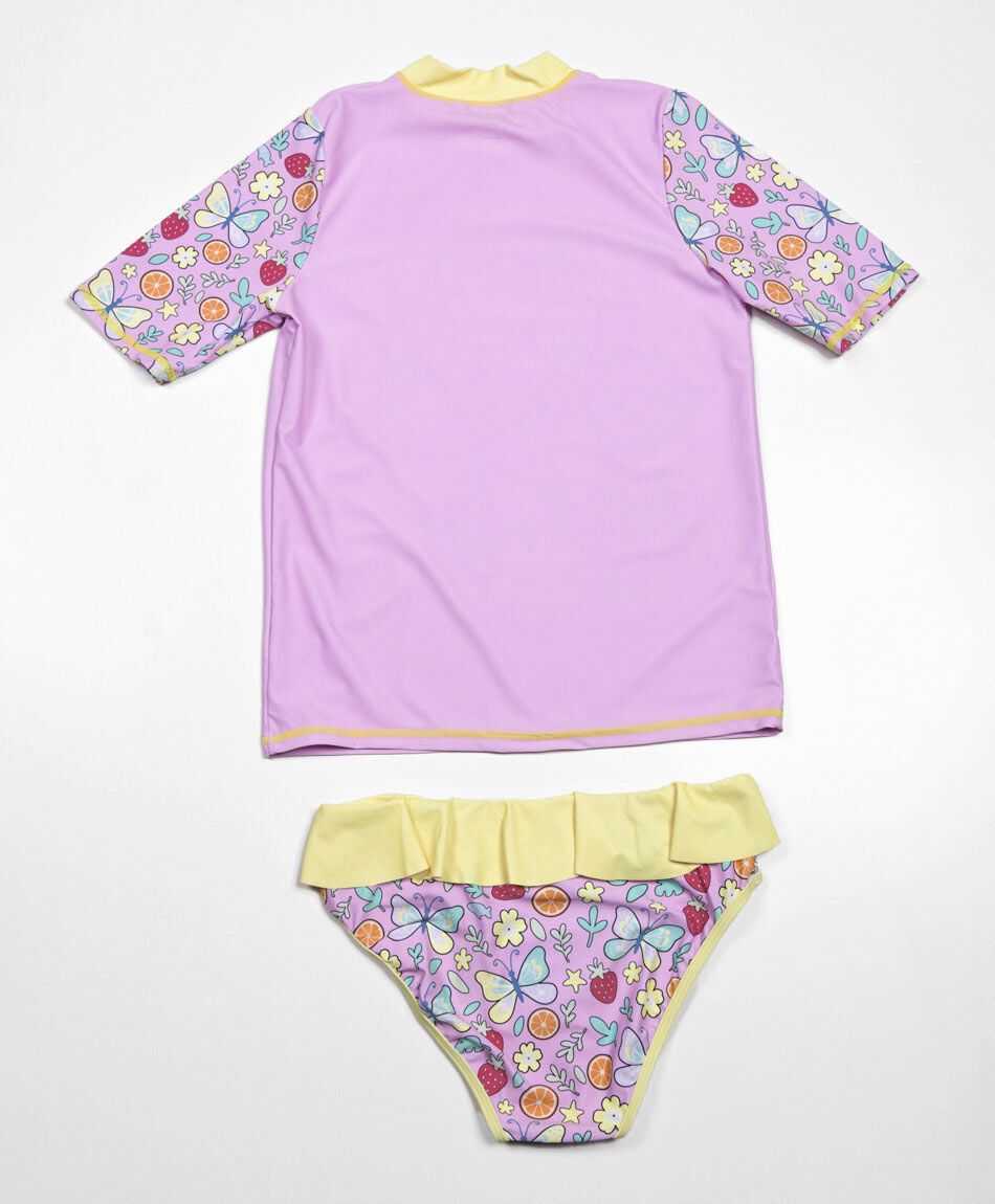 Traje de ba&ntilde;o ni&ntilde;a mariposas