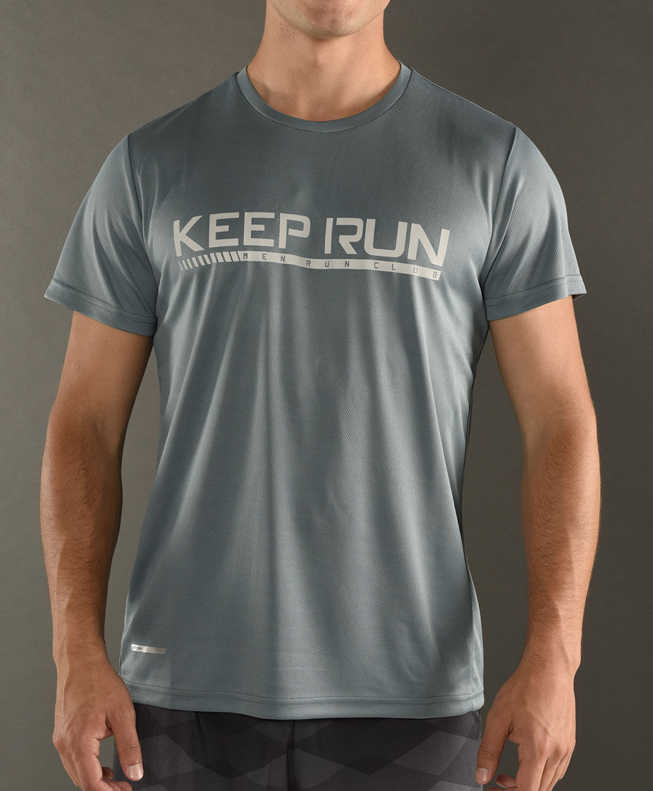 Polera manga corta cuello redondo