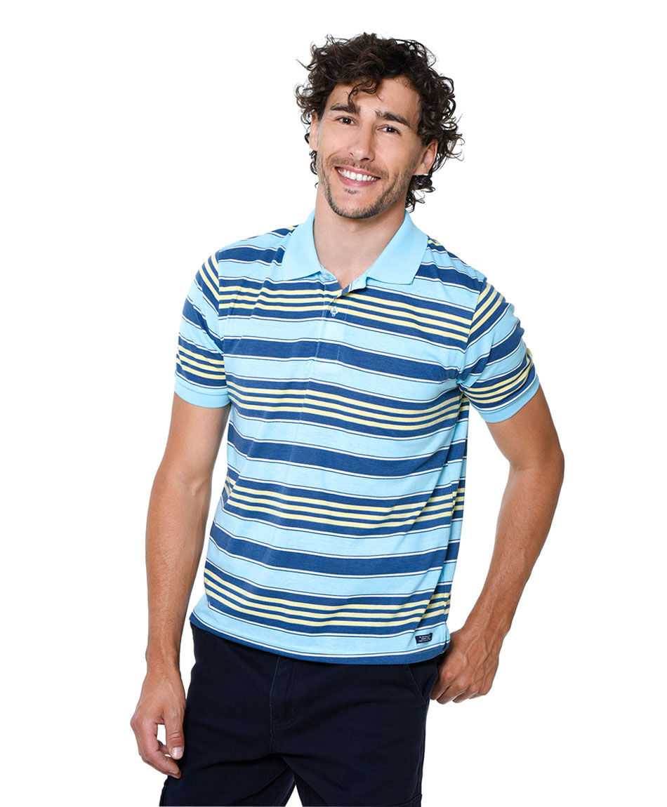 Polera polo lineas