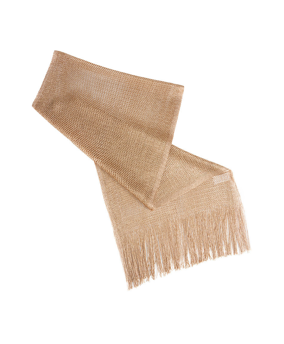 Pa&ntilde;uelo mujer malla gold