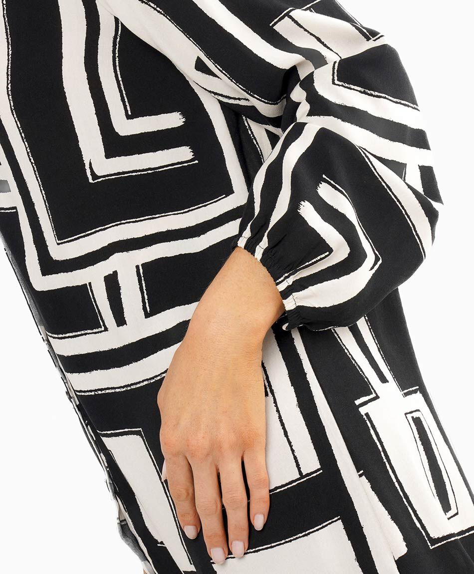 Blusa mujer estampado abstracto