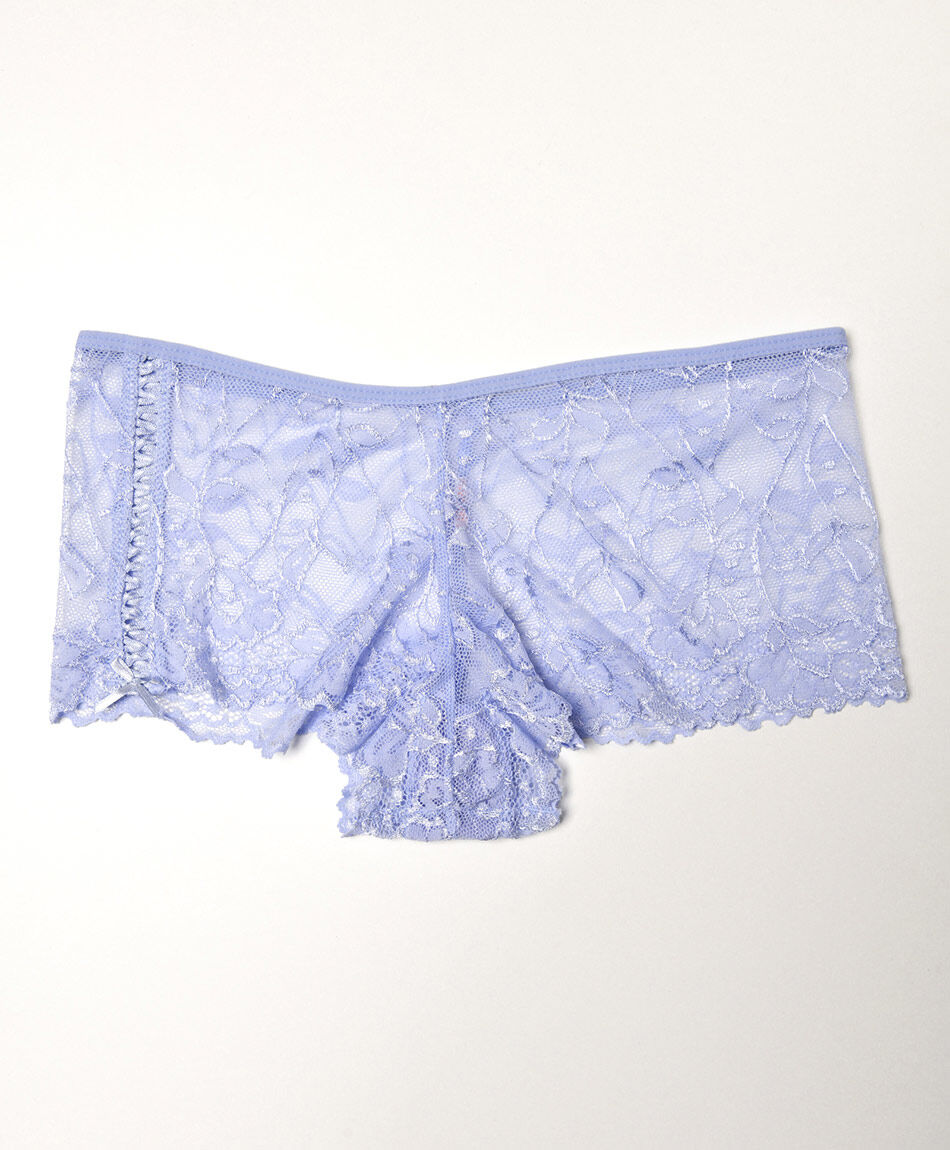 Pantaleta mujer cintas encajes