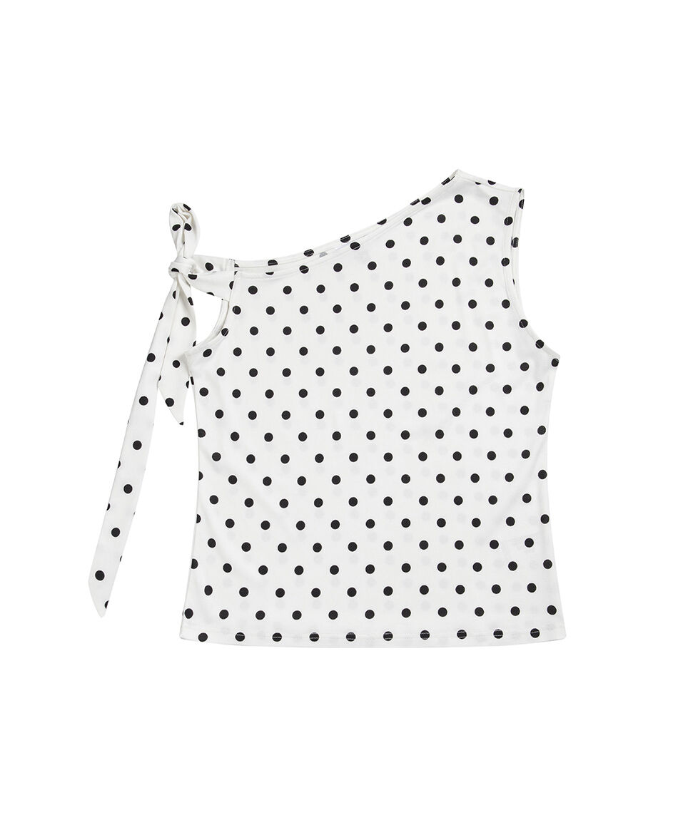 Polera mujer top puntos