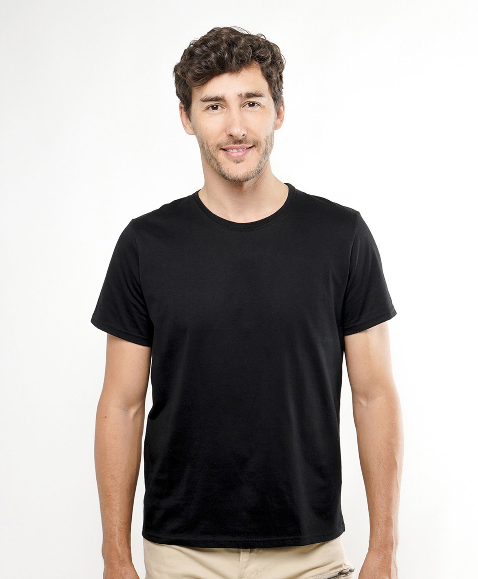 Polera hombre básica colores Polera hombre básica colores