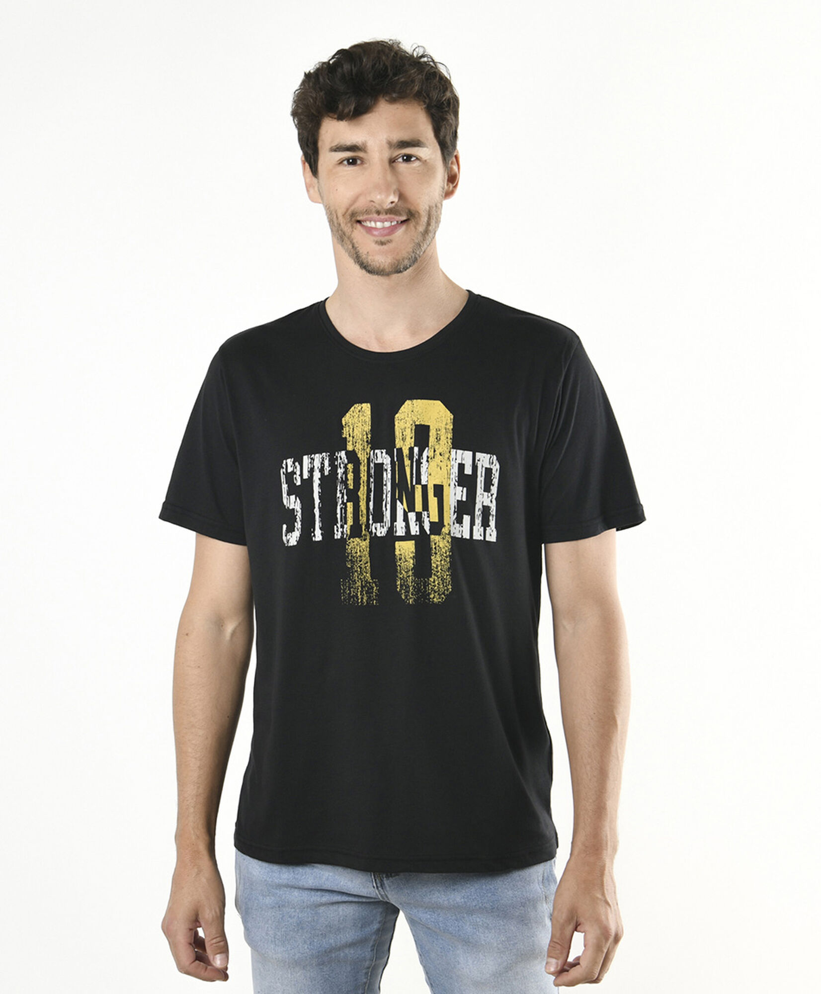 Polera hombre estampado stronger Polera hombre estampado stronger