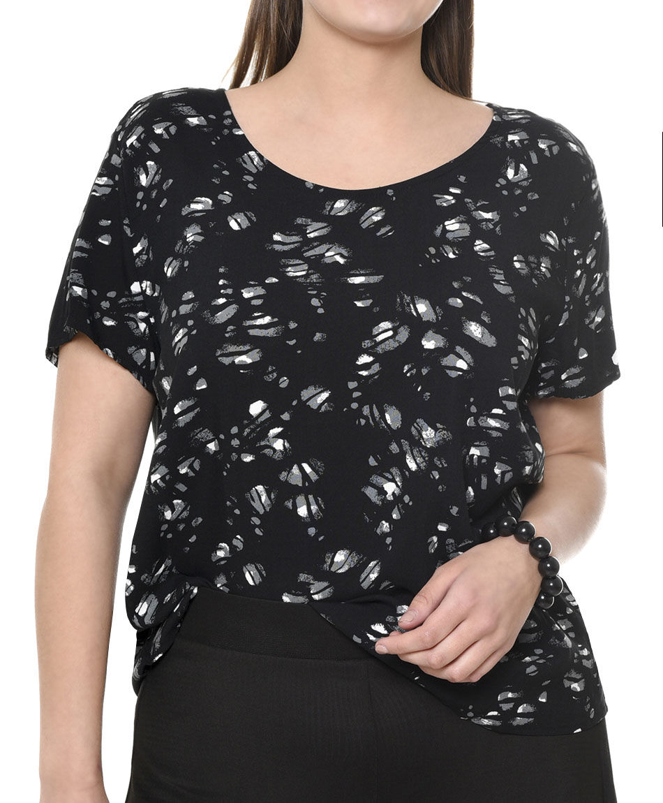 Blu cr estampada