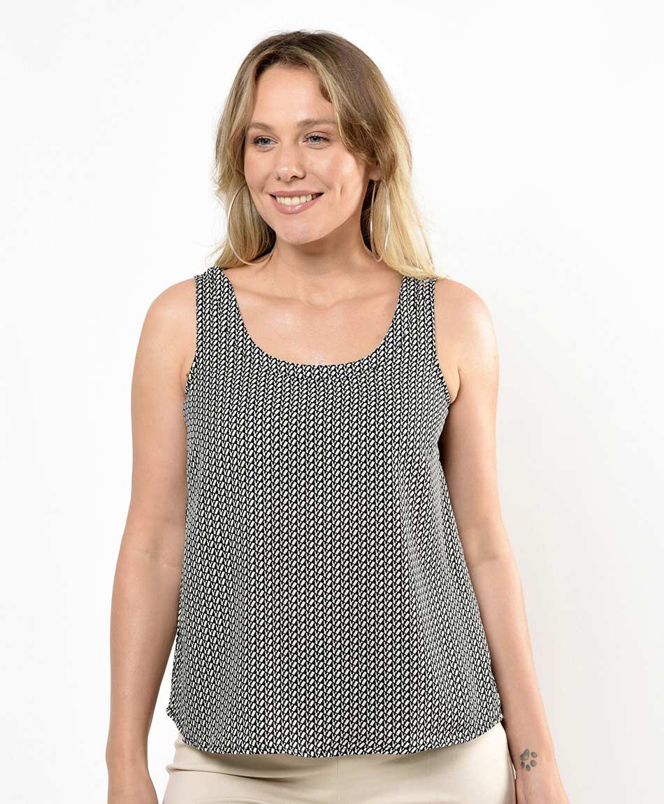 Blusa mujer lazo en espalda