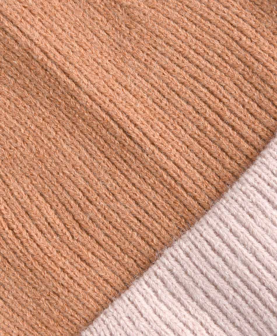 Set mujer gorro + guantes naranjo