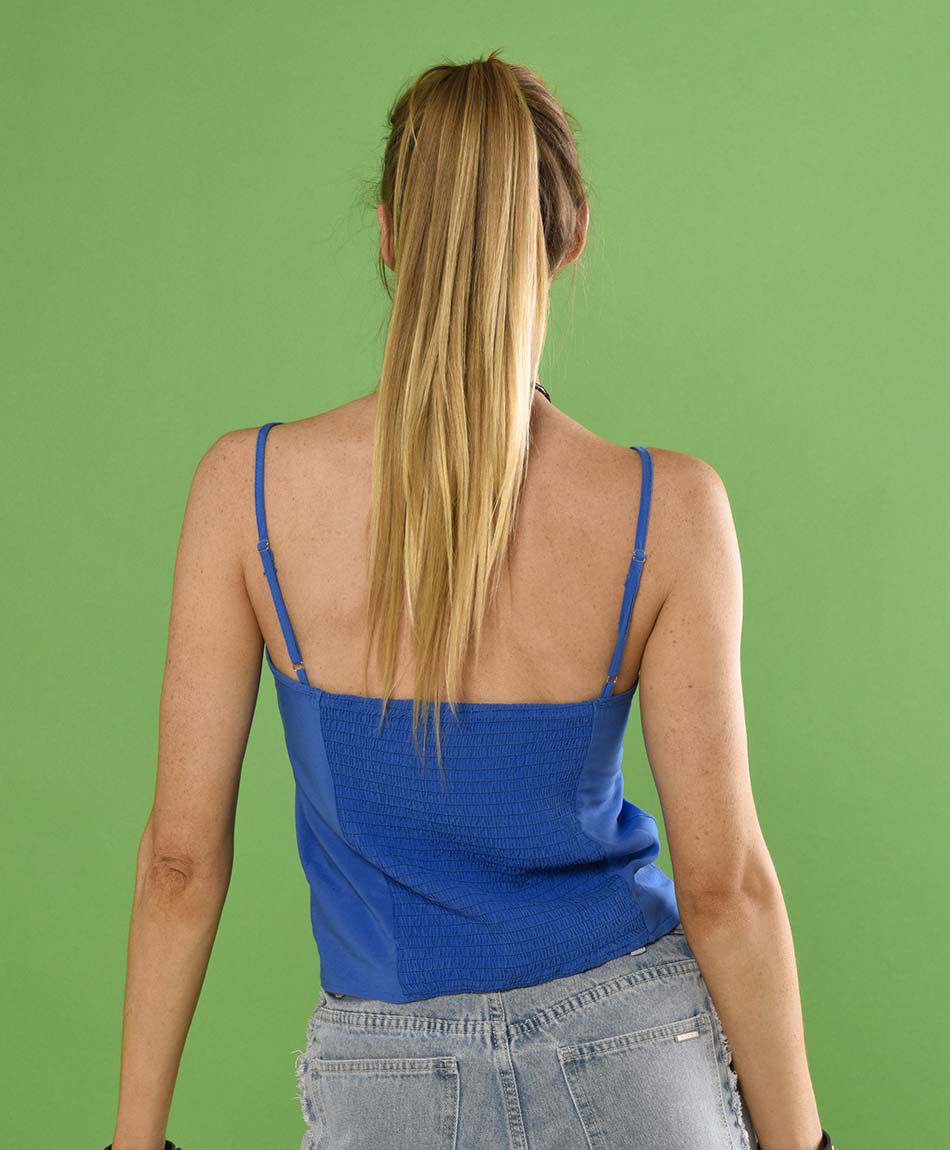 Blusa ajustada tirantes