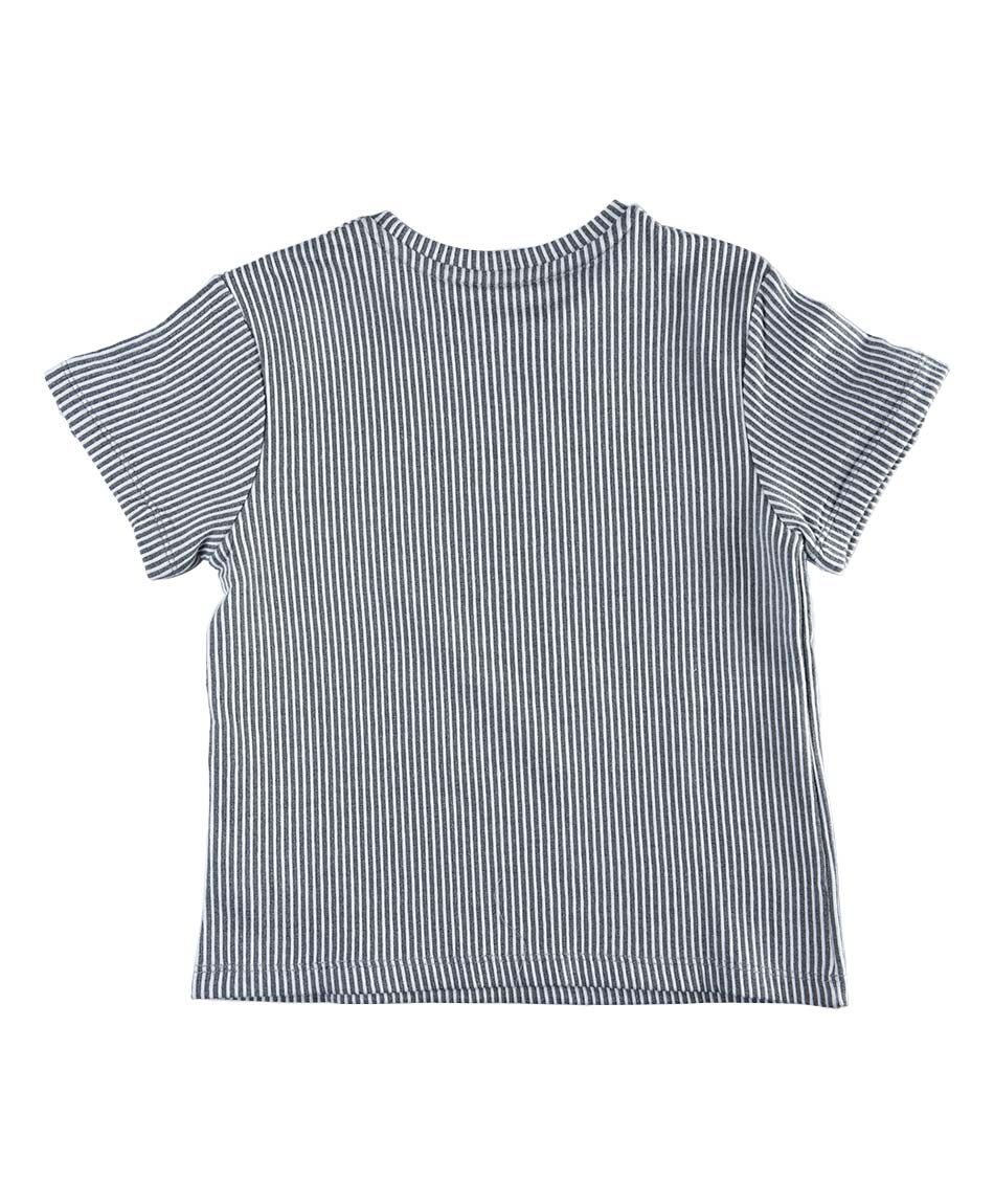 Polera manga corta cuello redondo