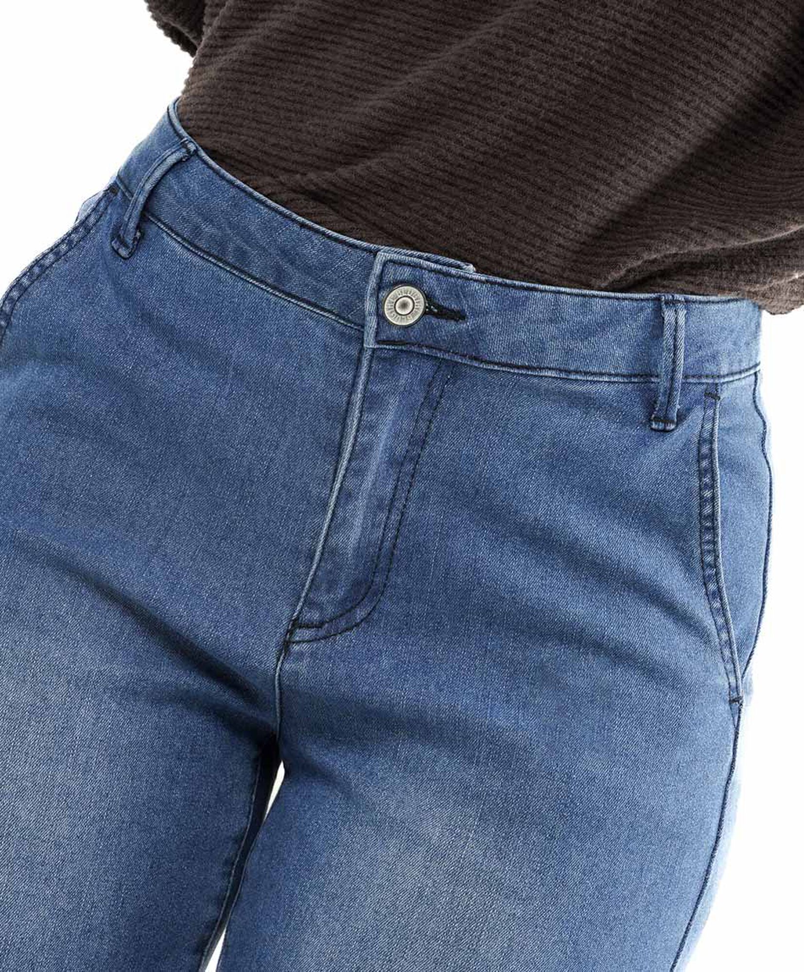 Jeans mujer bolsillo lateral wide Jeans mujer bolsillo lateral wide