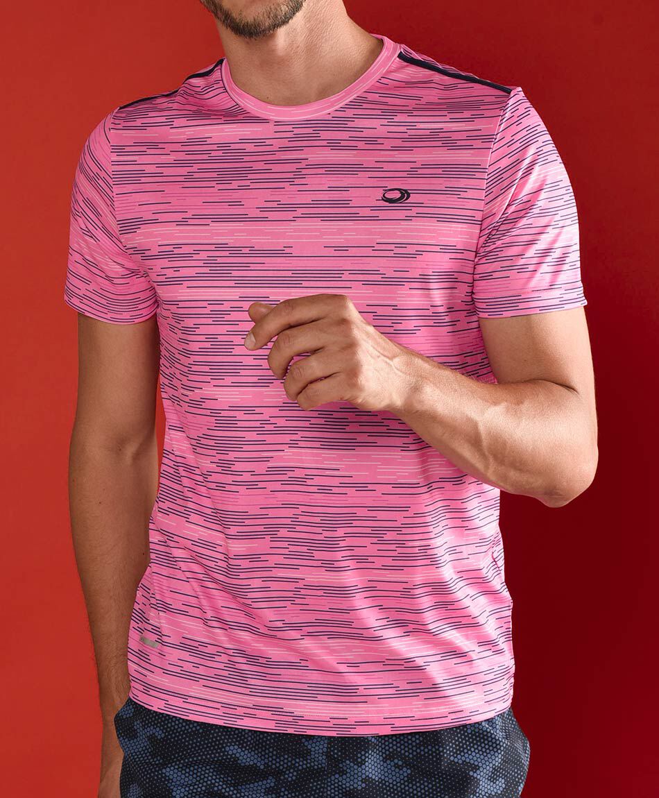 Polera manga corta cuello redondo