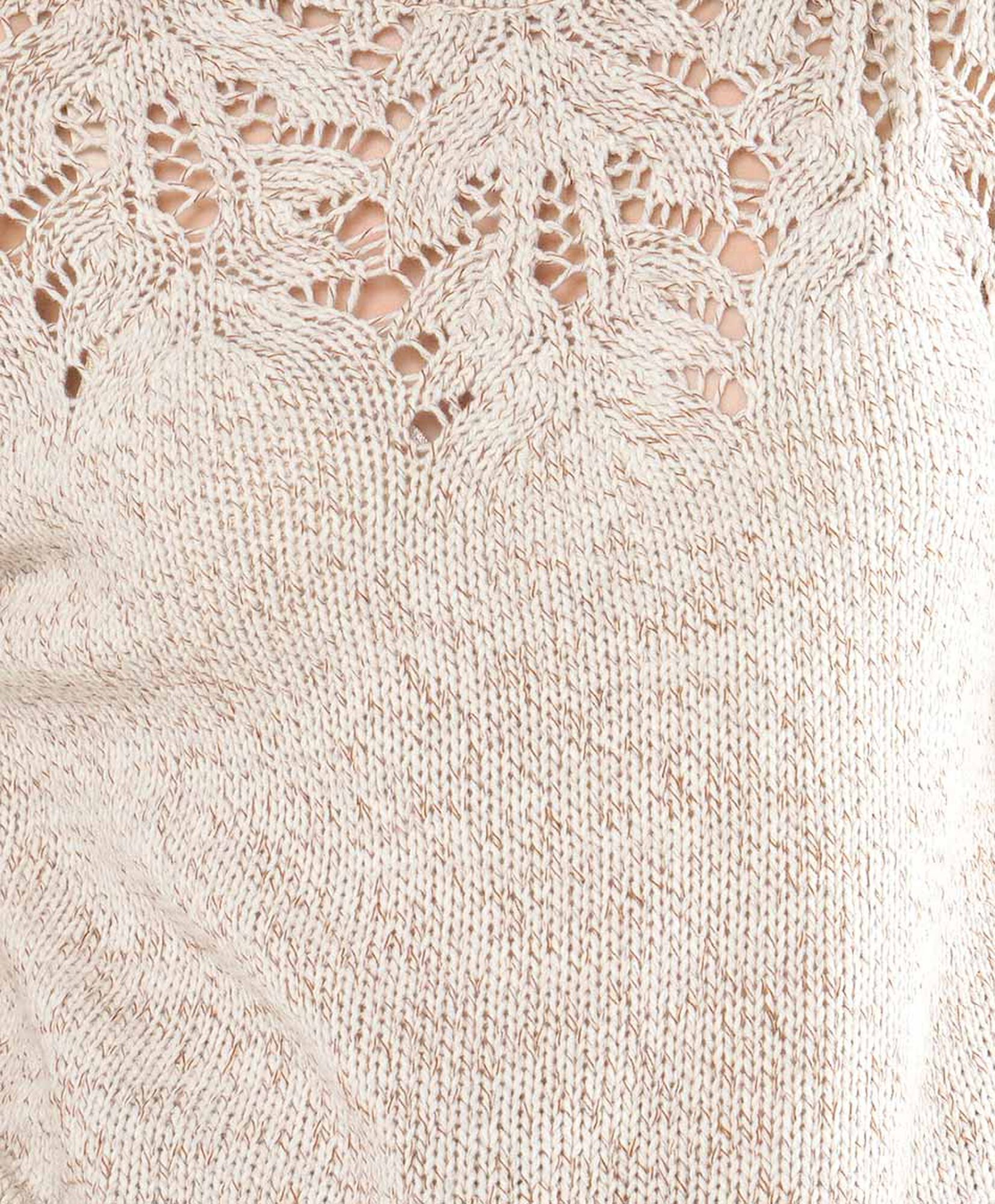 Sweater mujer canalé calado Sweater mujer canalé calado