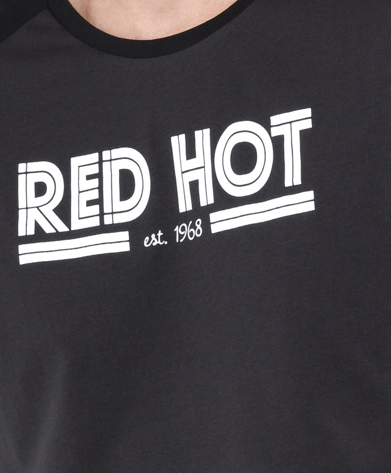 Polera hombre bicolor redhot Polera hombre bicolor redhot