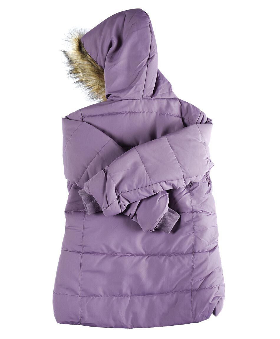 Parka capucha peluda