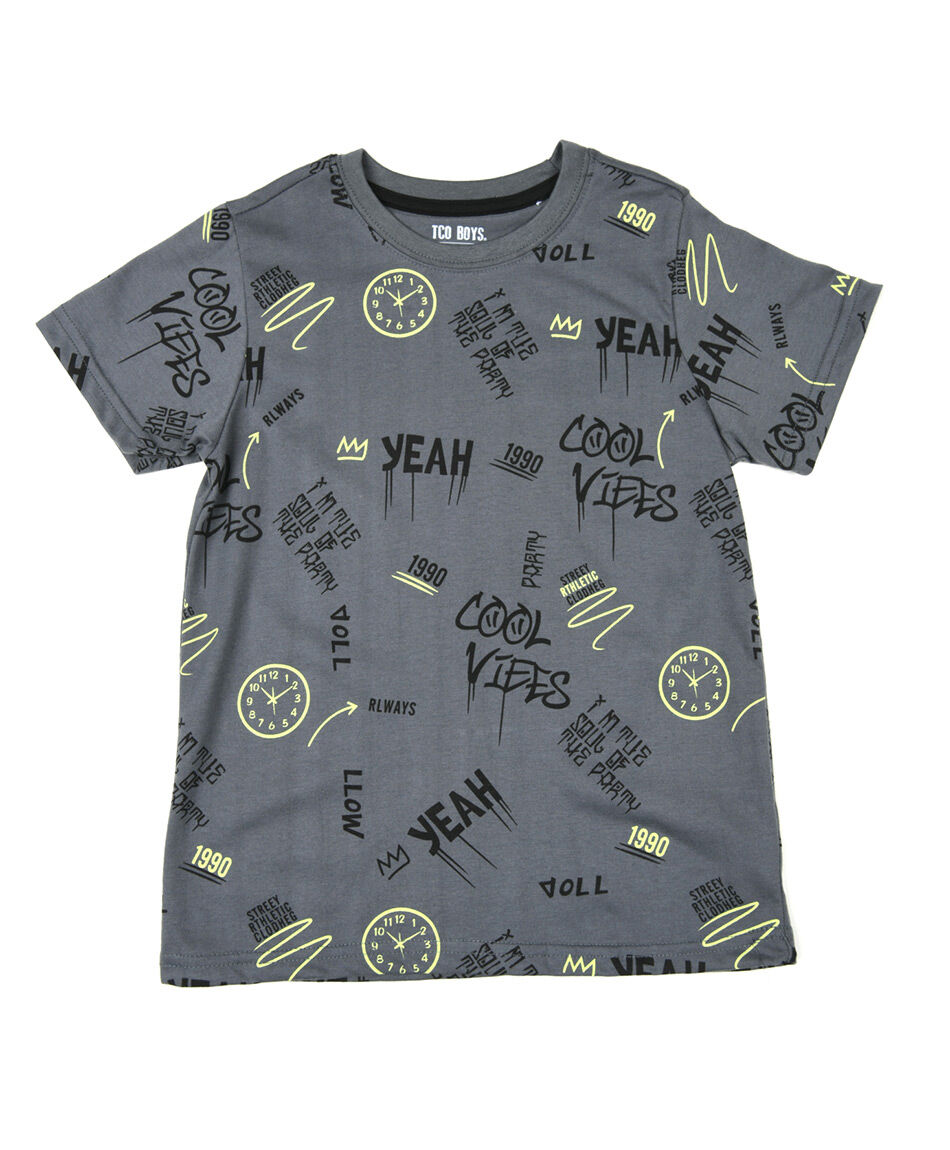 Polera niño graffitis urban