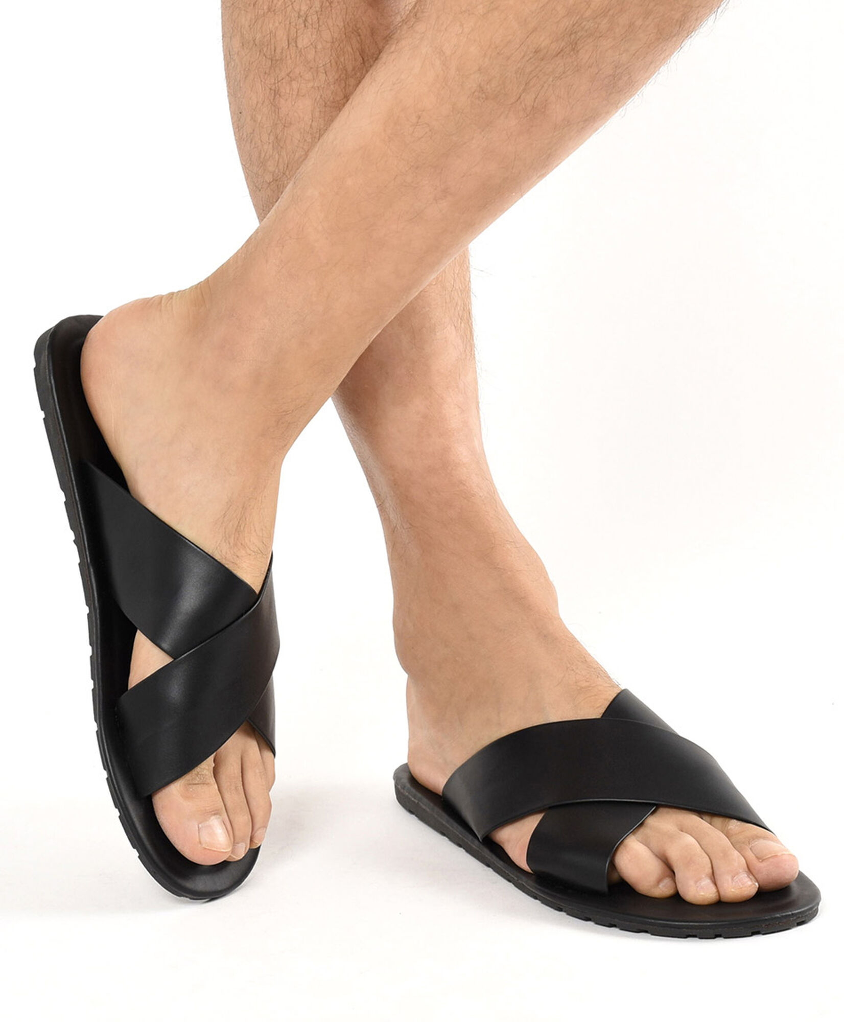 Sandalia hombre cruzada Sandalia hombre cruzada