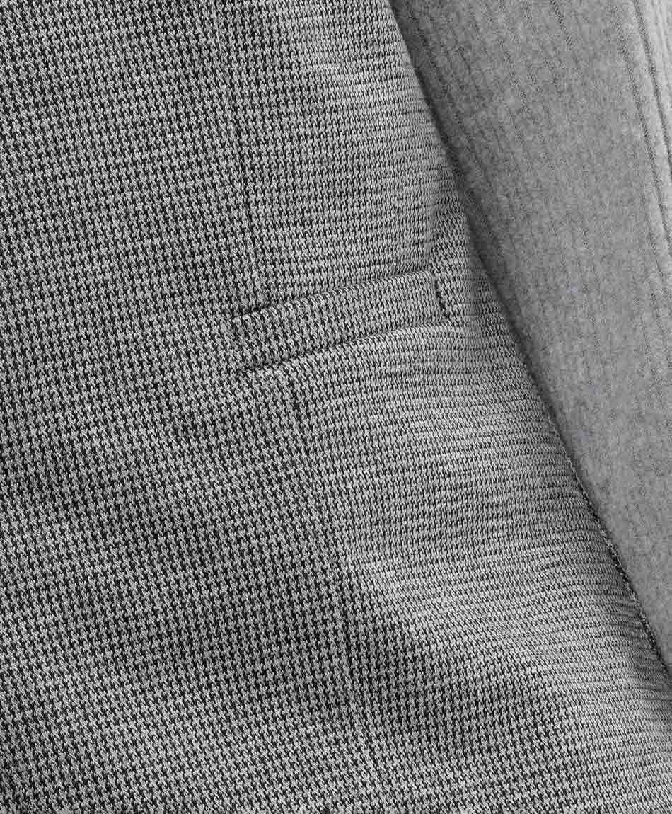 Vest mujer mini check grey
