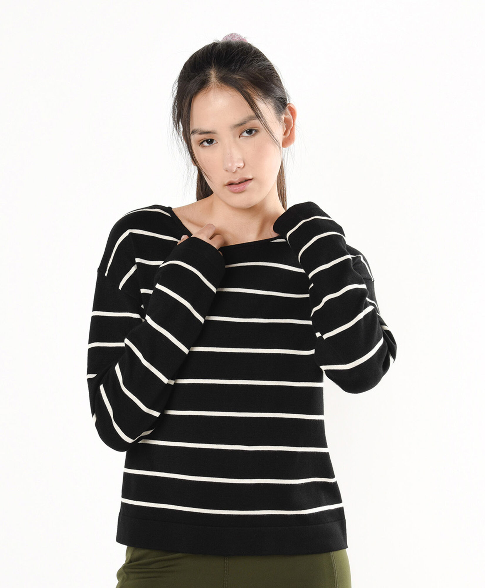 Sweater mujer listado Sweater mujer listado