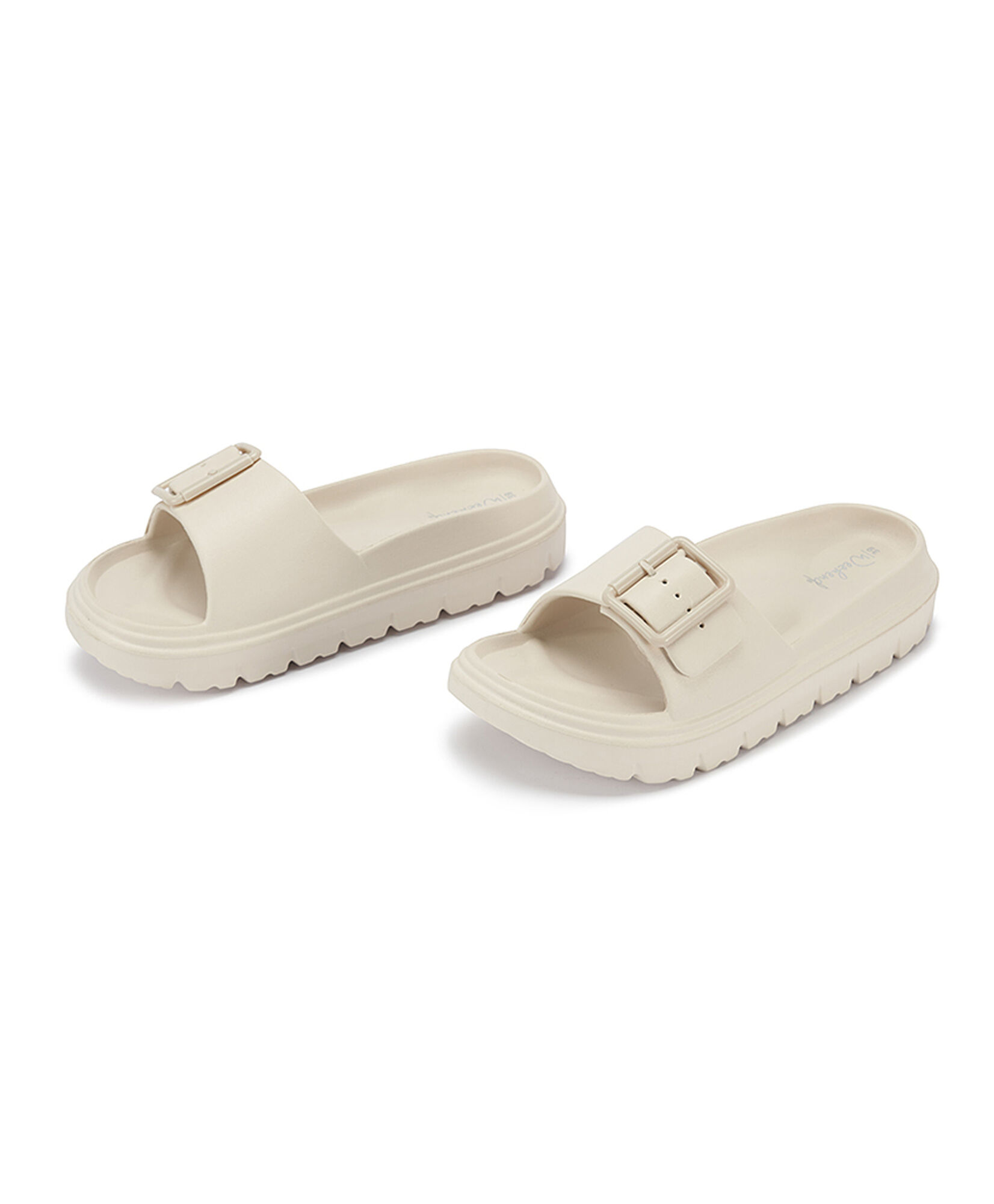 Sandalia mujer hebilla beige Sandalia mujer hebilla beige