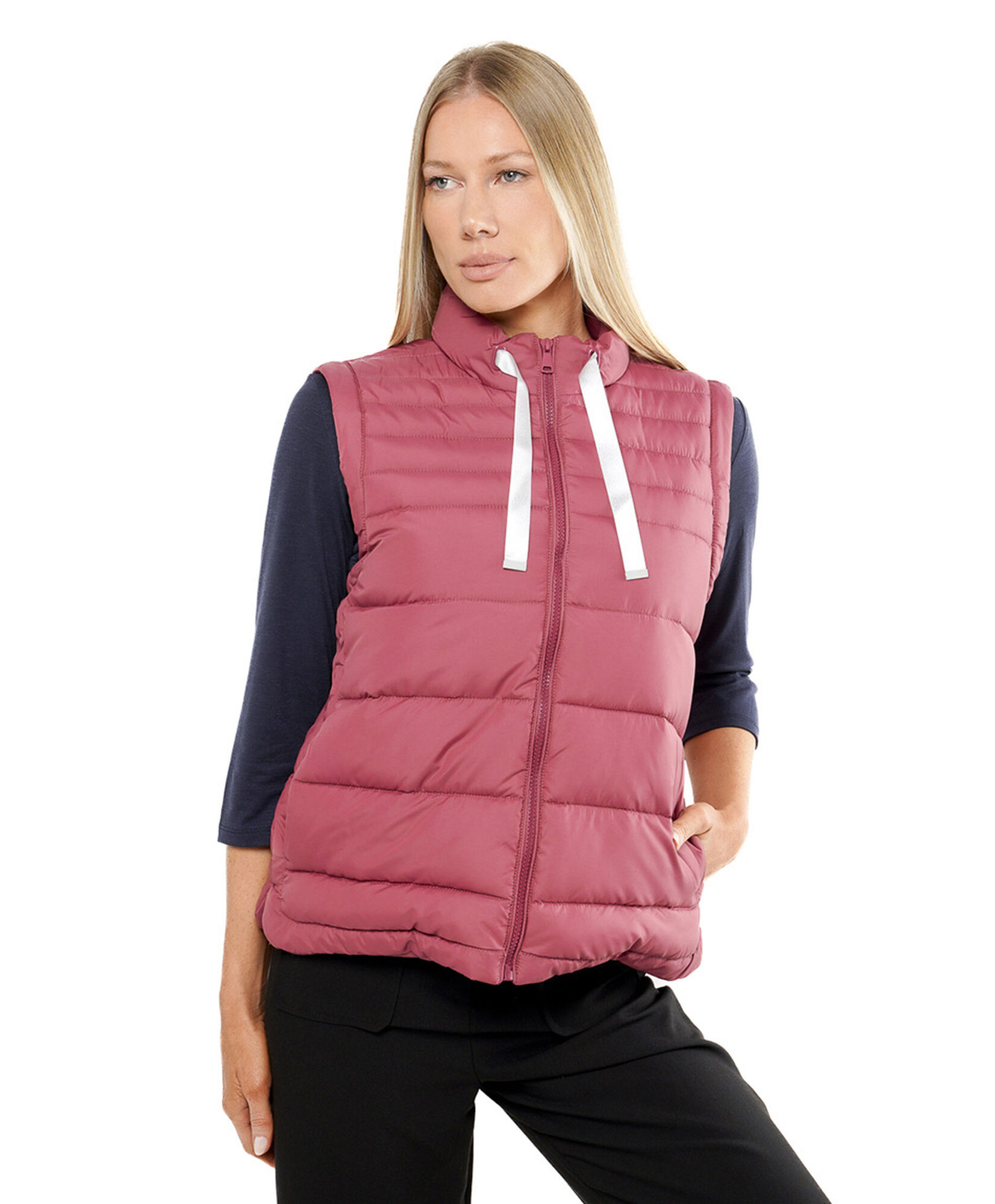 Parka mujer sin mangas pink Parka mujer sin mangas pink