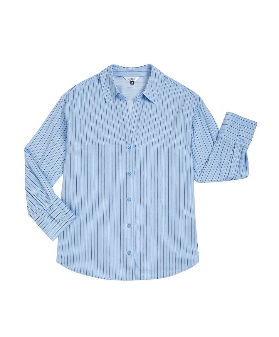 Blusa mujer rayas bicolor